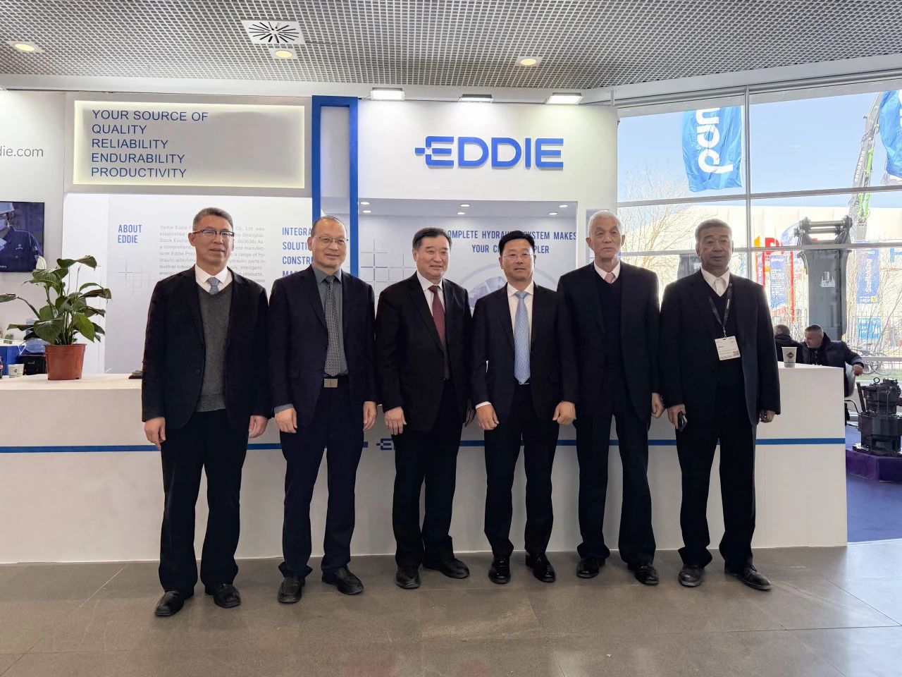 蘇子孟會長等到訪PA视讯官方网站精密bauma 2025展台